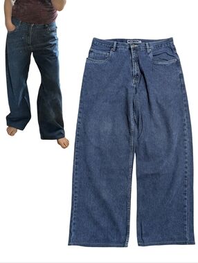 Vintage 90s Brody Wide Leg Baggy Unisex Jeans